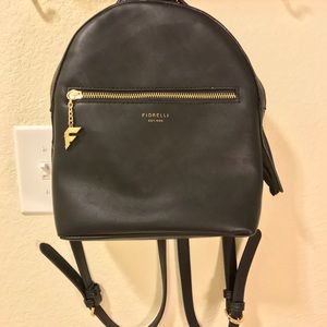 Black Fiorelli Gold Hardware Backpack